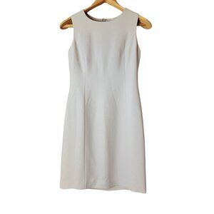 Casual Corner Cream Sleeveless Dress